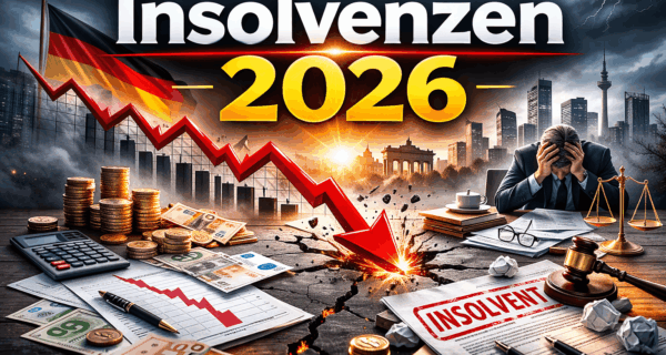 Insolvenzen Deutschland 2026 höchster Stand seit 2014
