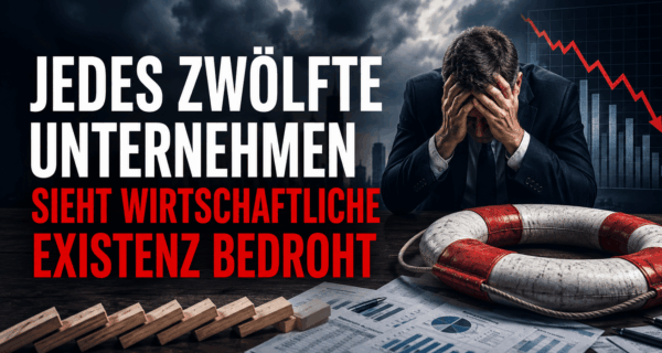 Jedes zwölfte Unternehmen sieht wirtschaftliche Existenz bedroht